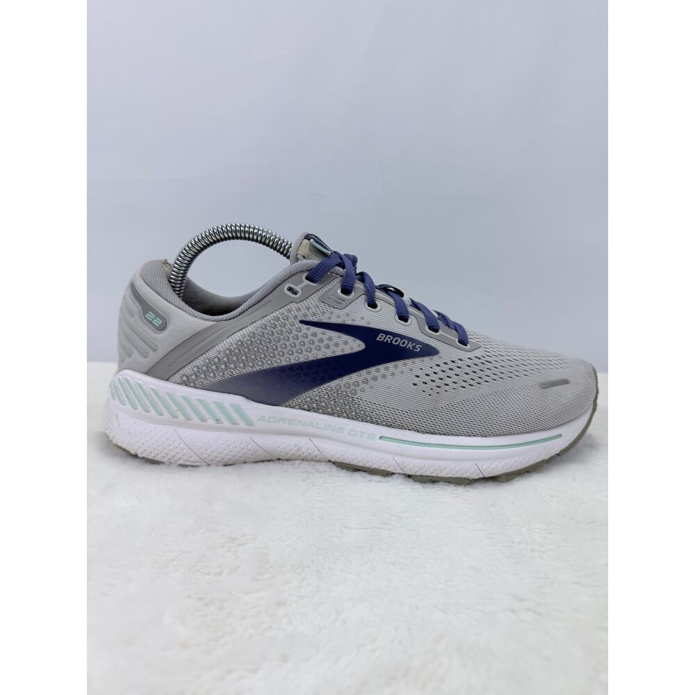 Brooks Adrenaline GTS 22 Women's Running Shoes Alloy Blue Green Size 9.5